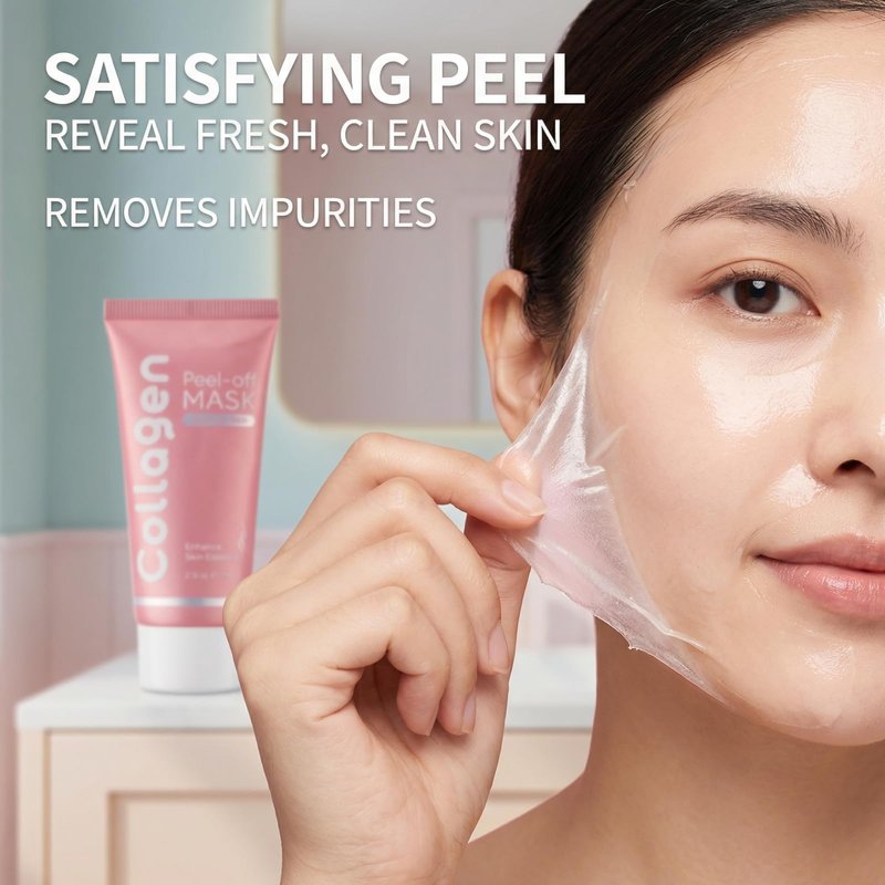 Redcool Collagen Overnight Wrapping Face Mask – Hydrating & Firming Peel-Off Mask for Elasticity and Radiance – 2.12 fl.oz, Suitable for All Skin Types
