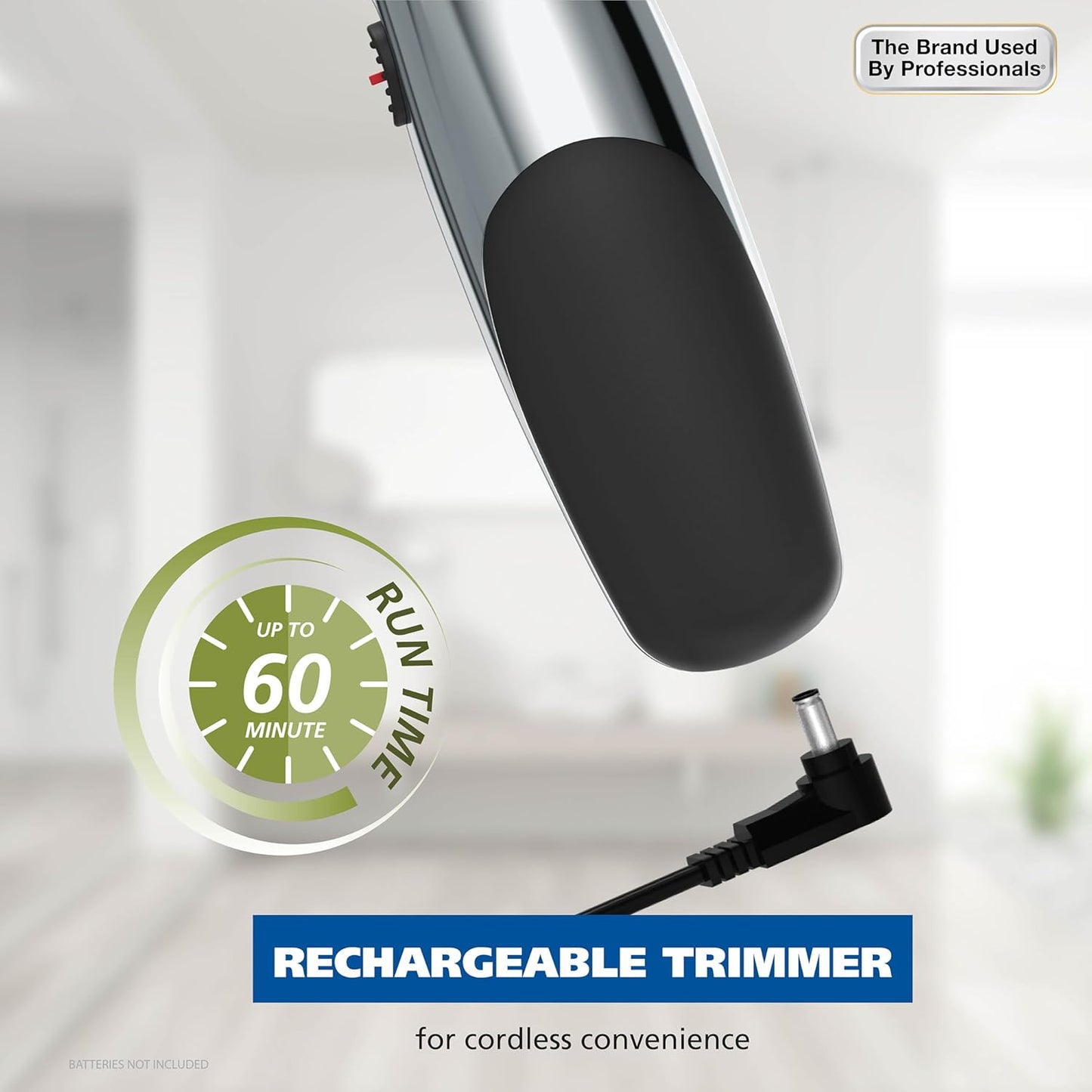 Wahl Rechargeable Beard Trimmer Kit - Mustache & Nose Hair Grooming | Model 5622v