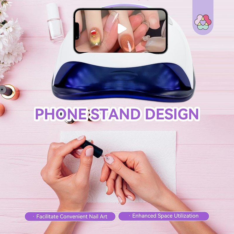 SAVILAND 300W UV Nail Lamp - Super Fast Gel Nail Curing with Motion Sensor & 4 Timers | Ideal for Nail Salons