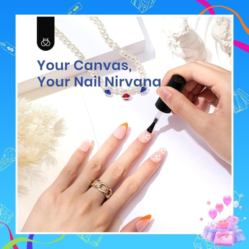 Beetles Gel Nail Kit - 504pcs Almond Short Nail Tips with 9-in-1 Glue & Mini LED Light | DIY Acrylic Set for Home Use, Perfect Gift for Women & Girls