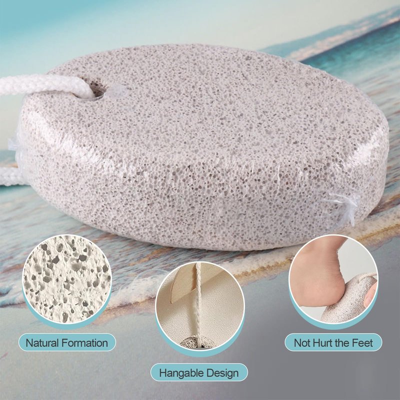 robwibw 2 Pack Foot Pumice Stone for Feet,Pumice Stone for Feet and Hands Pedicure Tools Hard Skin Callus Remover Pumice for Hanging in Shower