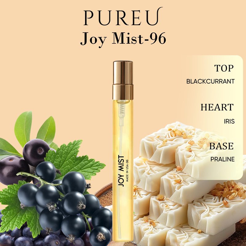 Pheromones Perfumes for Women & Men, Coffee Vanilla Florals Cologne Eau de Parfum, Long Lasting Pheromone Perfume Oils Gift Ideas.Travel Size 0.4oz/12 mL-Joy Mist 96
