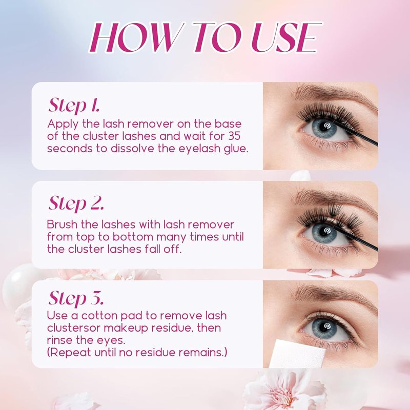 FADLASH Lash Glue Remover - Easy Removal for Lash Extensions | 5ml Clear Formula