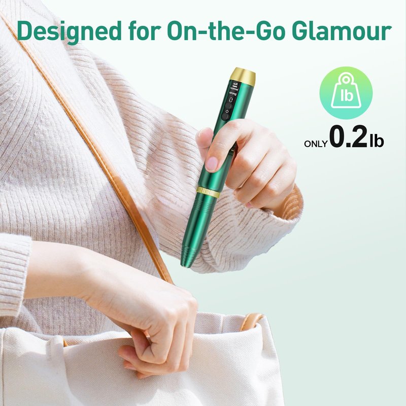 Cordless Nail Drill, Portable Electric Nail File with 11 in 1 Nail Drill Bits for Acrylic Gel Dip Powder Nails, Rechargable Efile Machine Kit for Home Manicure Pedicure, Green