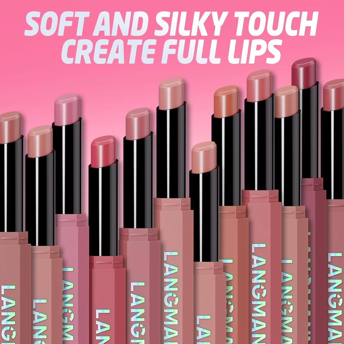 Velvet Matte Lipstick Set - 10 High Pigment Nude & Dark Shades | Long-Lasting Waterproof Lip Balm for Women