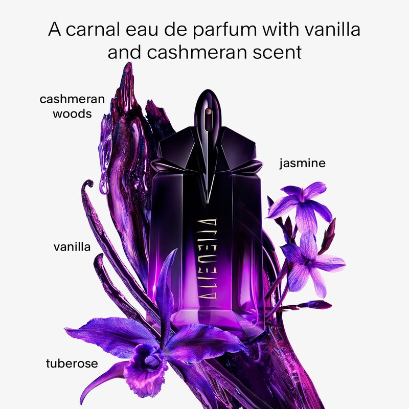 Mugler - Alien Extraintense - Eau de Parfum - Womens Perfume - Floral Scent - With Jasmine, Vanilla and Tuberose - 0.3 Fl Oz