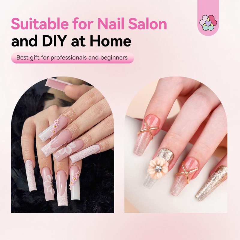 SAVILAND Acrylic Nail Brush Set: 3 Pcs Acrylic Brushes for Nails, Size 8/10/14 Professional Nail Art Brushes for Acrylics Powder Application, Acrylics Kit Set for Nails Extension 3D Caving DIY