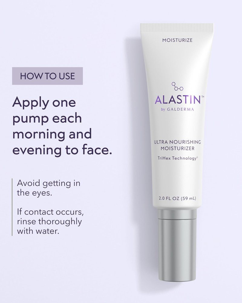 ALASTIN Skincare Ultra Nourishing Face Moisturizer Cream (2 oz) | Daily Hydrating Lotion For Dry Skin | Supports New Collagen & Elastin Production