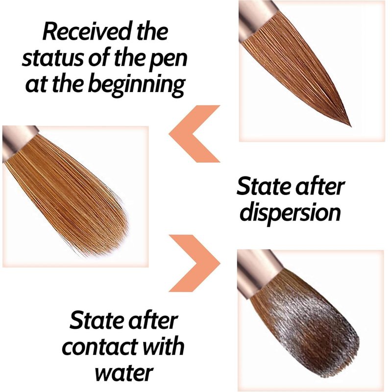 DAIXIANGER 3/6/7PCS Acrylic Nail Brush Set