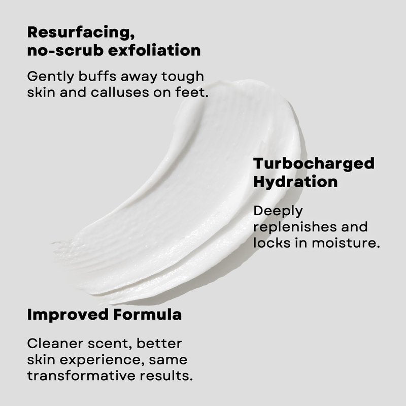 AmLactin Foot Repair Cream - Therapeutic Foot Cream for Dry Cracked Heels and Feet - Callus Softener - No-Scrub Exfoliator and Moisturizer with 15% Lactic Acid AHA - 3 oz (Packaging May Vary)