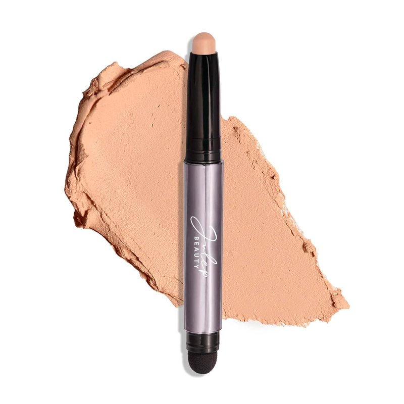 Julep Eyeshadow 101 Cream-to-Powder Waterproof Shadow Stick - Long-Lasting Desert Matte | Light Beige with Built-in Smudger