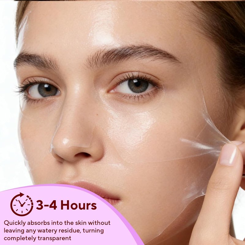 Collagen Face Mask - 4 Pack Bio-Collagen Deep Hydrating Overnight Masks for All Skin Types