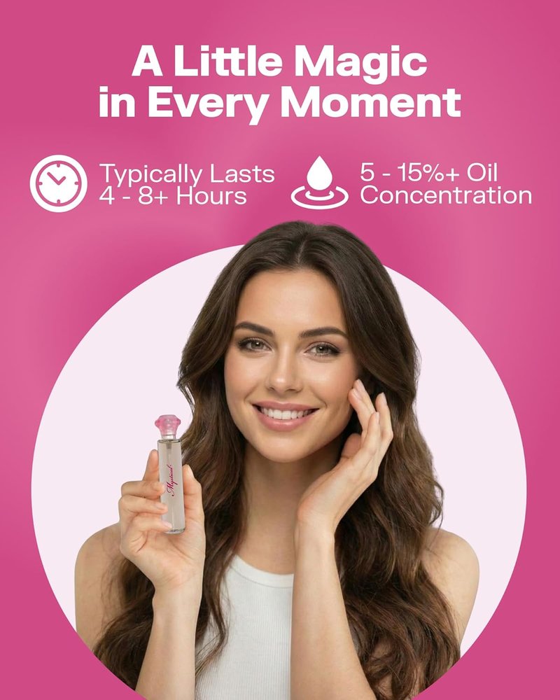 PB ParfumsBelcam Mystical Eau de Parfum Spray for Women - Sweet Fruity Floral Fragrance with Citrus, Jasmine & Amber | 1.7 Fl Oz