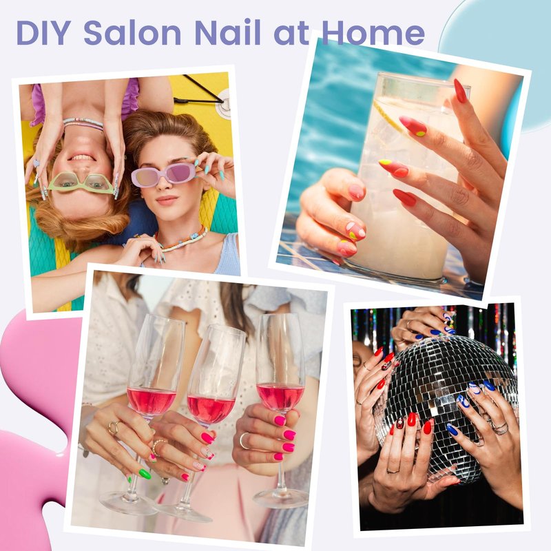 Extra Short Almond Nail Tips: 240Pcs Small Clear Almond Nails Soft Gel Fake Nail Tips for Nail Extension, 12 Sizes Full Cover Clear Press on Nails for Girls for Home DIY Salon