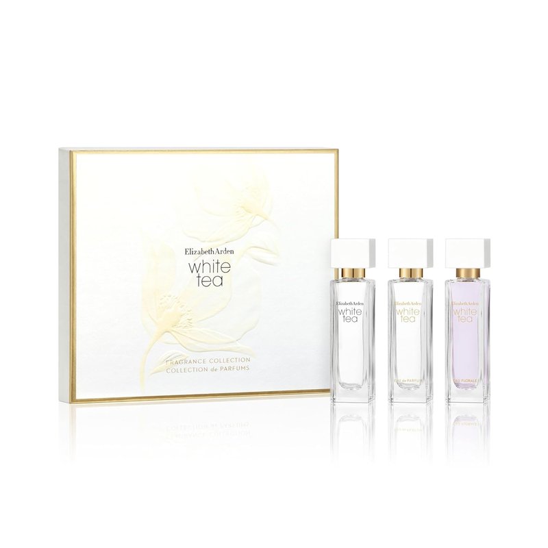 Elizabeth Arden White Tea Women's Perfume Gift Set - 3-Piece Mini Fragrance Discovery Set | Travel Size 0.33 fl. oz Eau de Parfum & Eau de Toilette