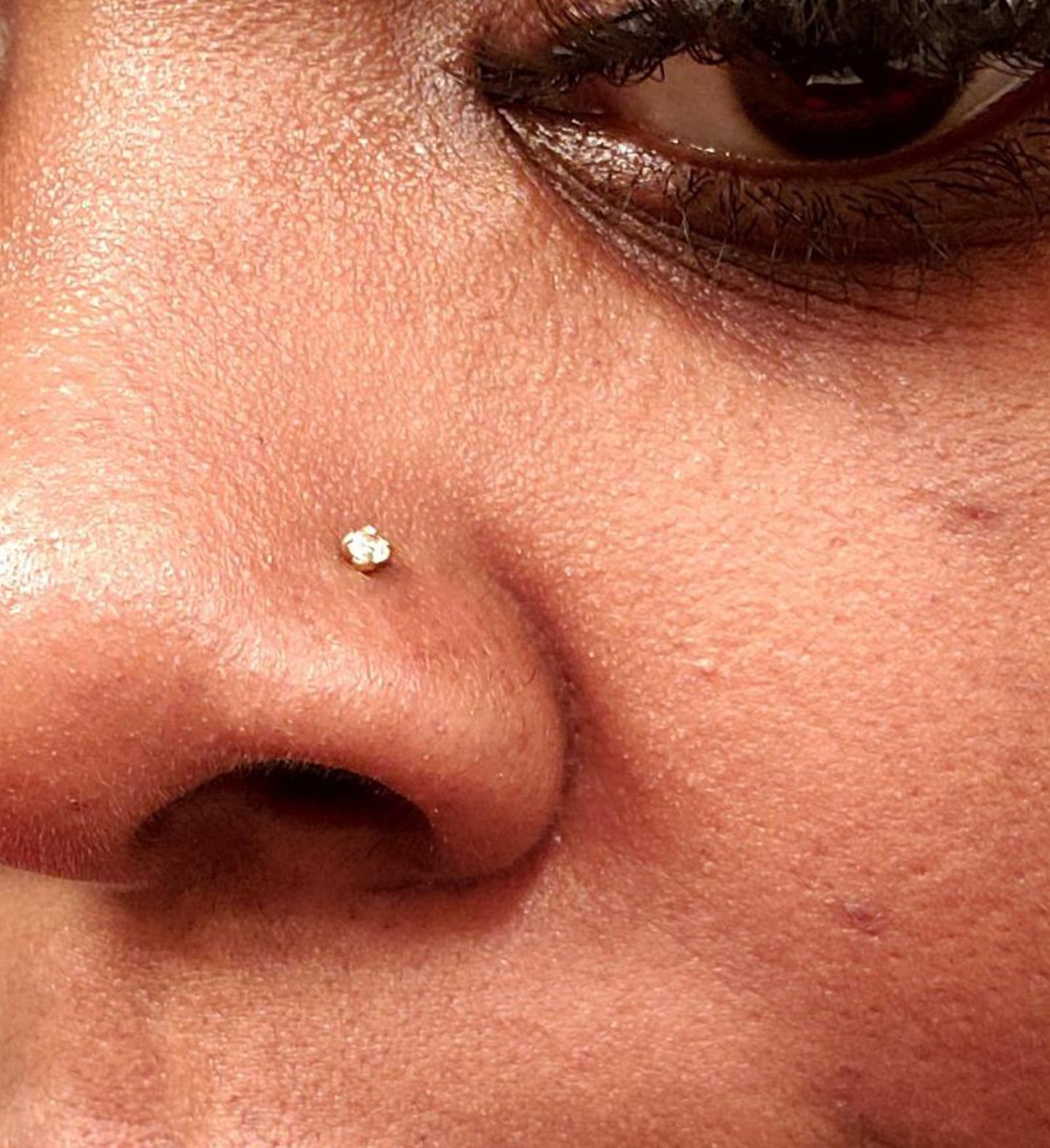 QWALIT 2pack Nose Ring Piercing Kit - Gold Nose Piercing Gun Kit