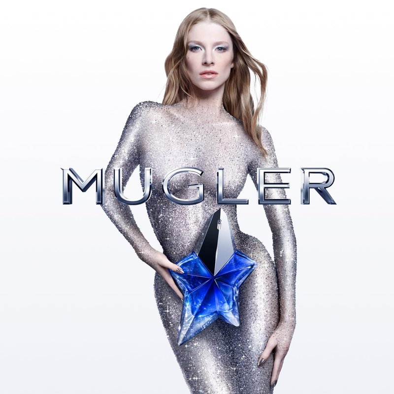 Mugler - Angel Stellar - Eau de Parfum - Womens Perfume - Ambery Gourmand - With Pistachio, Vanilla & Woody Accord - 0.8 Fl Oz
