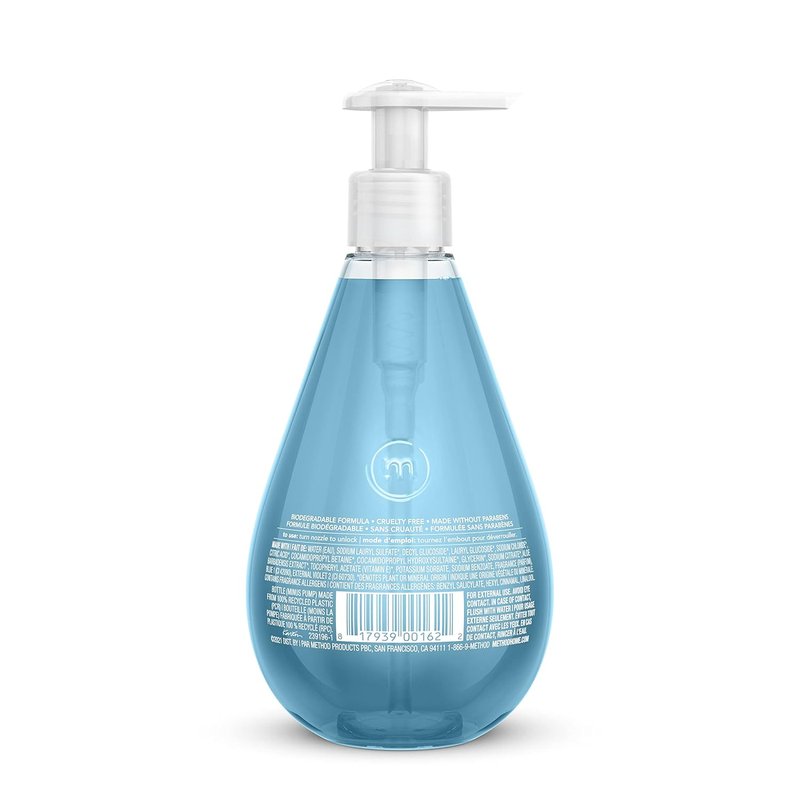Method Gel Hand Soap - Sea Minerals, Moisturizing Formula | 12 Fl Oz (Pack of 3)