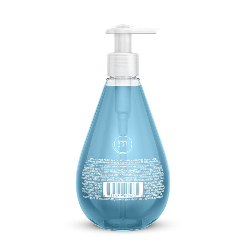 Method Gel Hand Soap, Sea Minerals, 12 fl oz (Pack of 1)