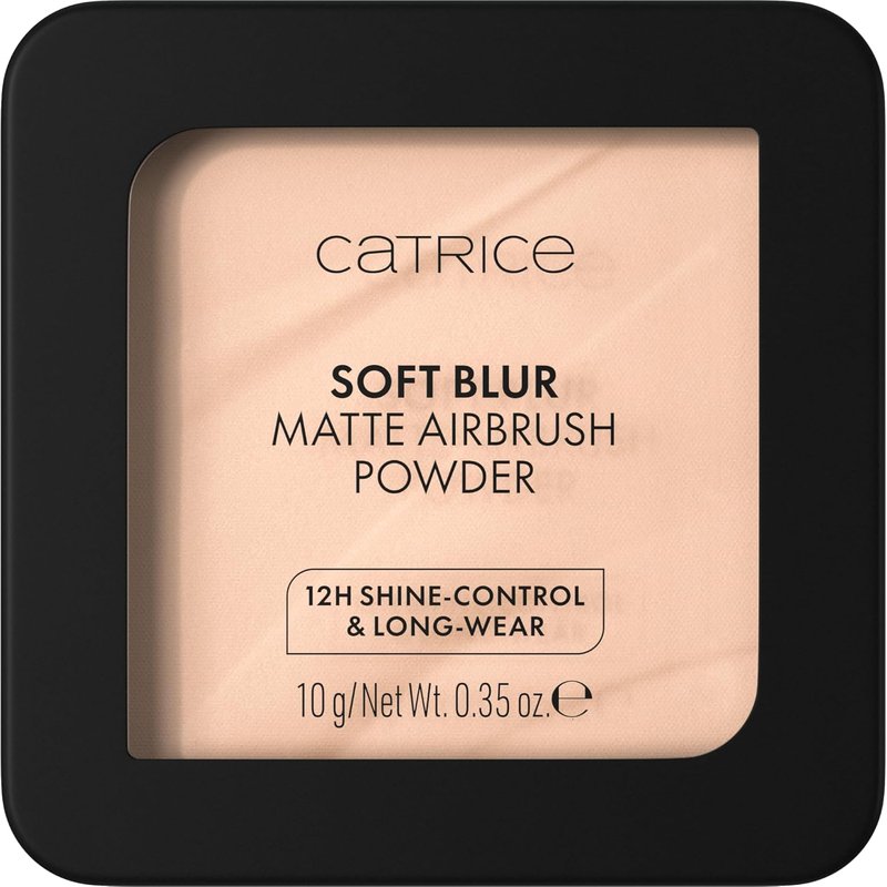 Catrice Soft Blur Matte Airbrush Powder | Lightweight & Mattifying Pressed Setting Powder for Long Lasting Makeup | Talc Free, Fragrance Free, Vegan & Cruelty Free (005C)