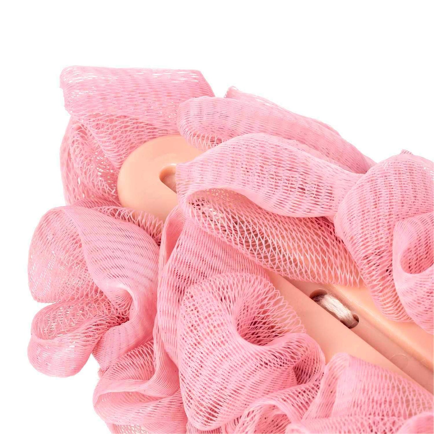 Arswin Back Scrubber for Shower,Loofah Long Handle Bath Body Brush,Soft Nylon Mesh Sponge for Shower,Loofah On a Stick for Men Women,Exfoliating Scrub Cleaning Luffa for Elderly(2-Pack,Pink)