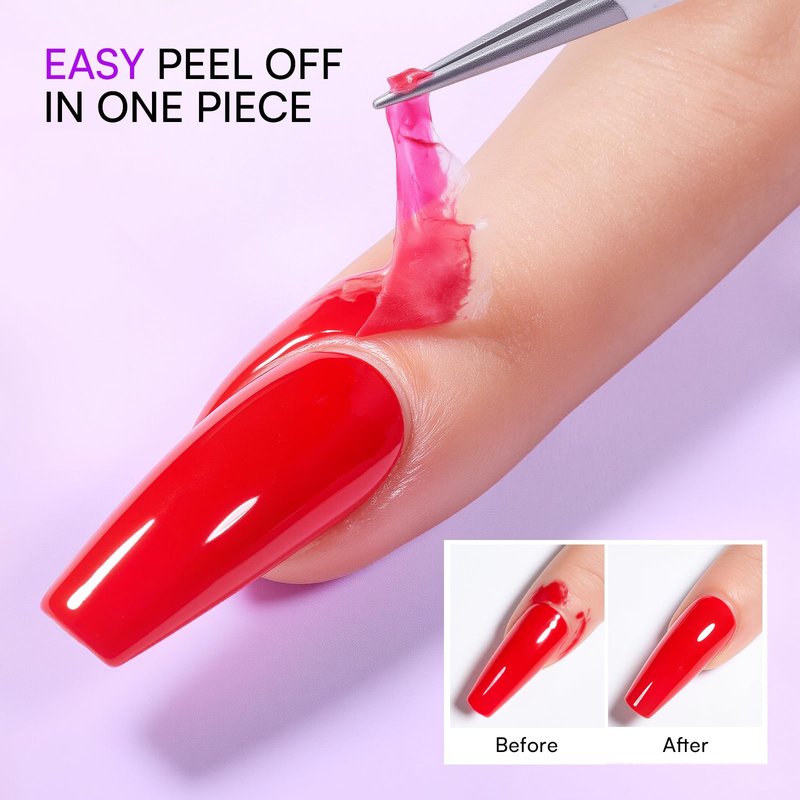 Makartt Liquid Latex for Nails: Nail Polish Barrier Peel Off for Clean Edges, Quick Dry Peel Off Cuticle Guard, Latex Tape for Nails Gel Polish, Stamping, Chrome Powder for Nail Art Home Salon Use