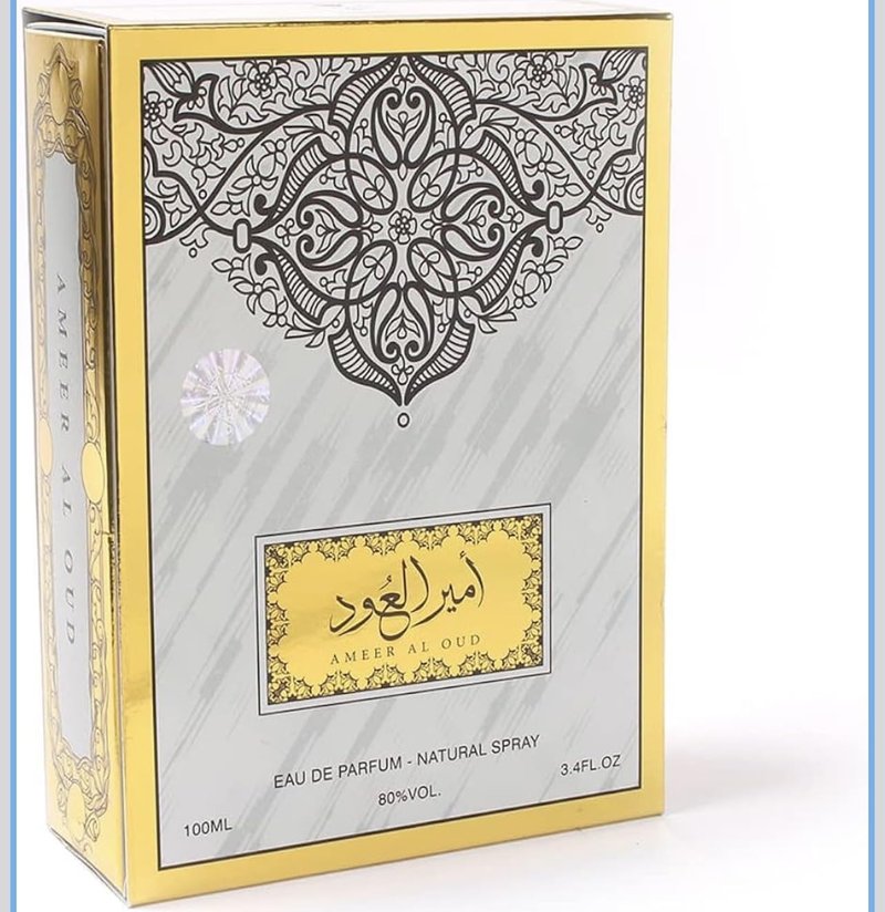 ALMAS Eastern Luxury Ameer Al-Oud Gold Eau de Parfum, 3.4 Fl Oz, mens, Oriental Oud Fragrance, Long Lasting