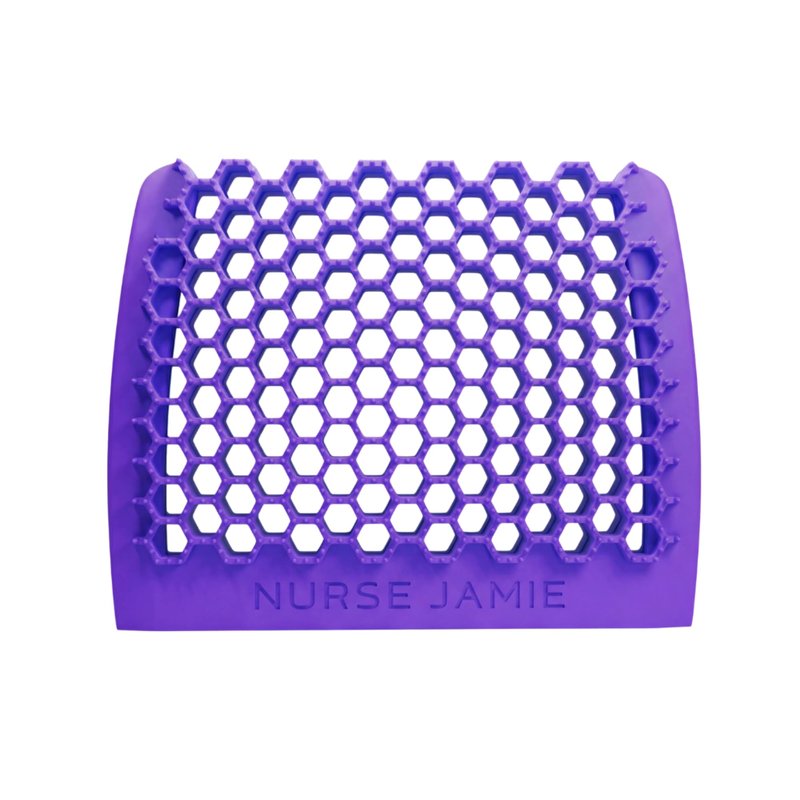 Nurse Jamie Exfoliband Silicone Loofah – Purple- Dual-Texture Exfoliating & Cleansing Tool for Smooth, Refreshed Skin