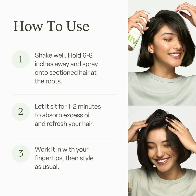 Divi Dry Shampoo Spray for Women - Formulated to Absorb Oil, Balance the Scalp and Extend Time Between Washes - Free of Benzene, Butane, Propane and Talc, 5.3oz (1 Pack)