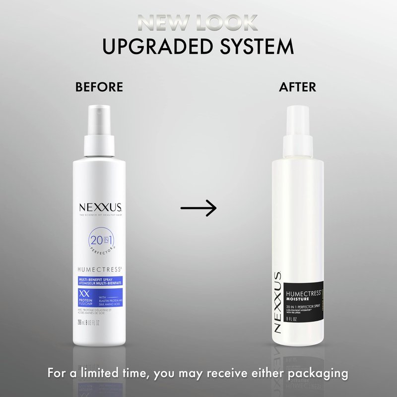 Nexxus Humectress Hair Conditioner 20-in-1 Perfector Leave In Spray for Dry Hair Powered by Polysoft Hydrator Technology with Tri-lipids 9 oz