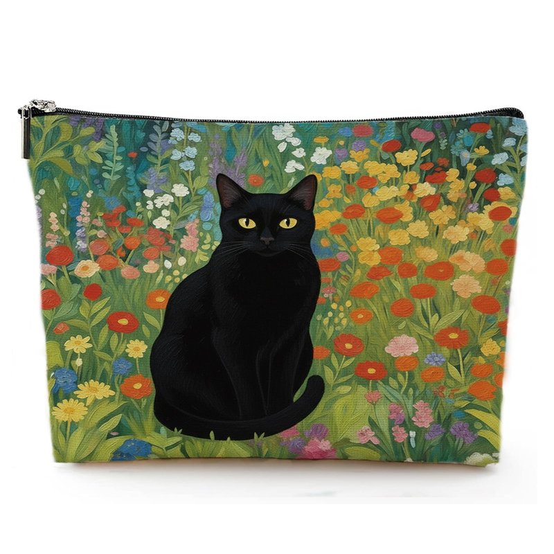 HBOPAN Cat Gifts for Women Makeup Bag, Cats Themed Lady Gift, Gifts for Girls Who Love Cats,Stuff for Teens Girls Daughter Birthday Decorations women Cosmetic Bags (cat8)