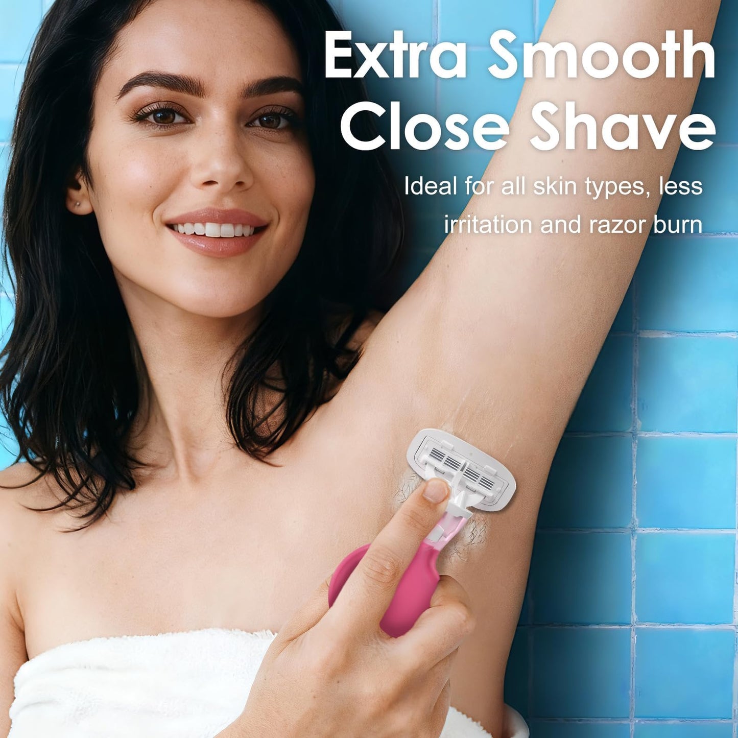 THURLADY Travel Razors for Women, Travel Essentials Razor Kit, TSA Friendly