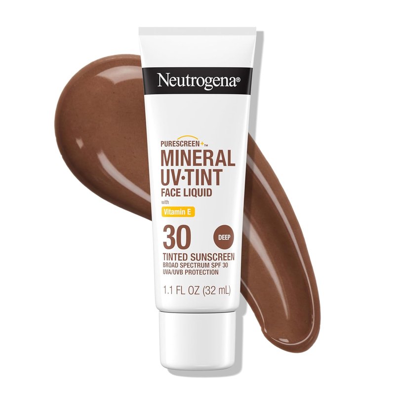 Neutrogena Purescreen+ Tinted Sunscreen SPF 30 - Mineral Formula with Zinc Oxide & Vitamin E | 1.1 fl oz