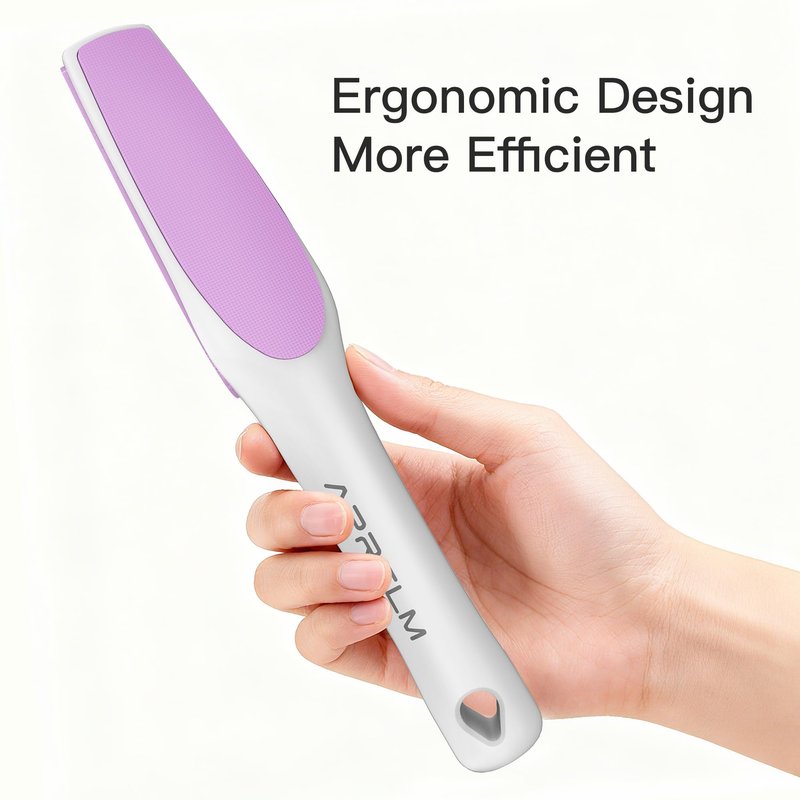 APRELM 3-Sided Nano Glass Foot File, 3-in-1 Coarse/Medium/Fine Foot Callus Remover, Professional Callus Remover for Feet Hard Skin Smooth Polishing (Pink)