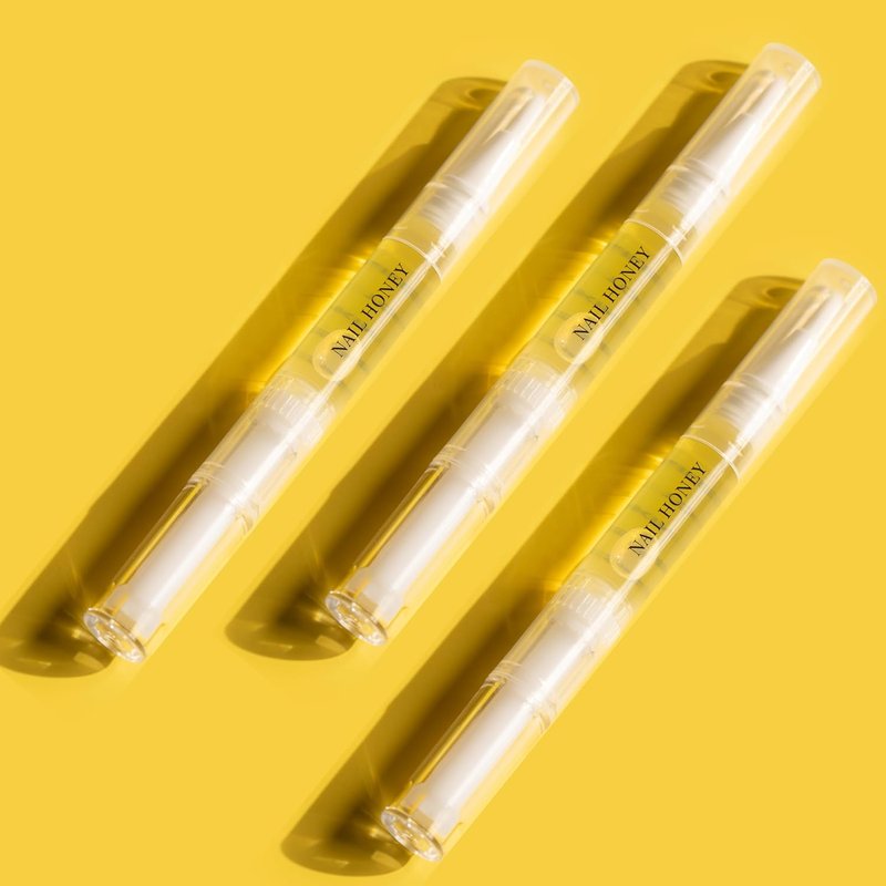 Nail Honey Cuticle Oil Pen - Organic Nail Growth Treatment for Dry Cuticles & Brittle Nails | Jojoba, Almond & Argan Oil (2ml)