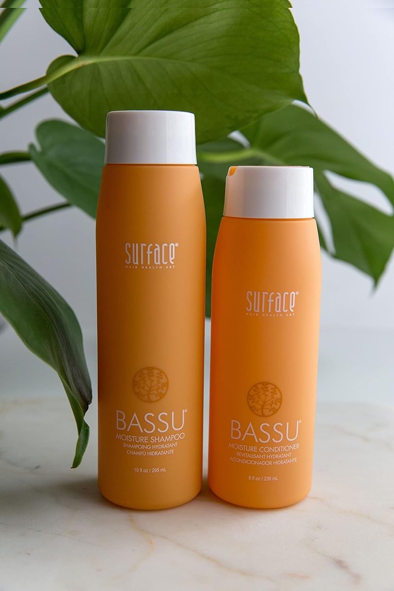 Bassu Moisture Conditioner - Deeply Moisturizing, Detangling & Softening Formula - 8 Fl Oz