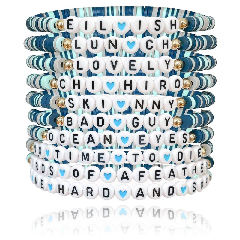 pupvus 10PCS Singer Friendship Bracelets Merch - Outfits Accessories Perfect Merchandise for Fans' Birthdays, Concert Outfits, and Party Favors, for Fans