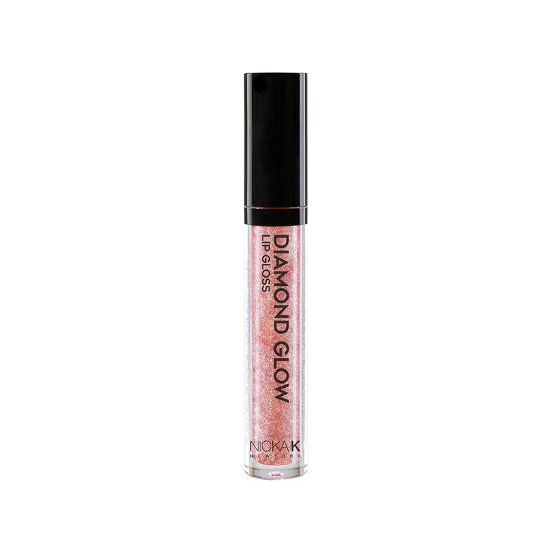 NickaK Diamond Glow Lip Gloss - Angelic Shade for Radiant, Luminous Lips