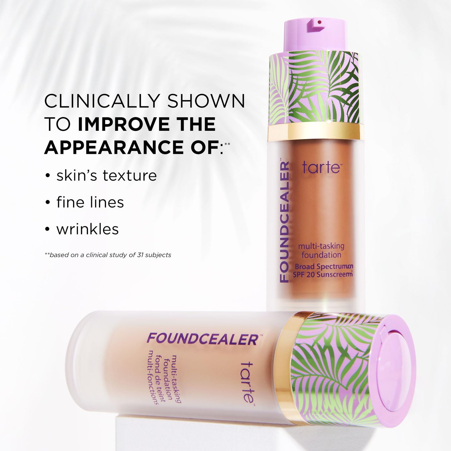 tarte babassu foundcealer dewy foundation Broad Spectrum SPF 20 Sunscreen – Foundation & Concealer in 1, Vegan Skincare Makeup, Medium Coverage, Cruelty-Free, full size, 36H medium-tan honey