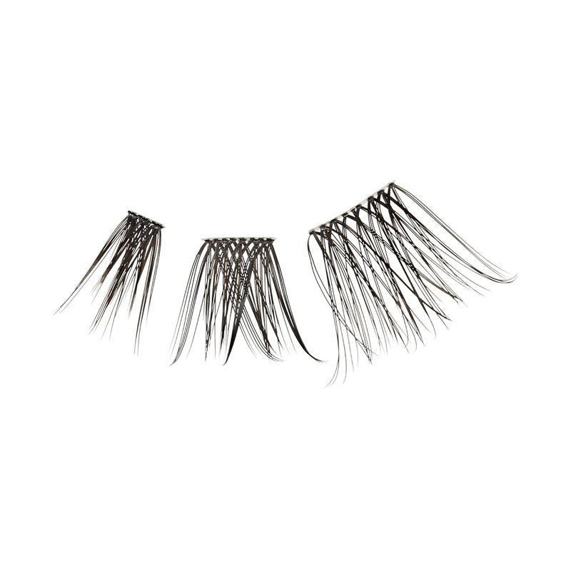 FALSCARA Lash Extension Kit - 54 Stackable Clusters, Medium Volume 10mm-14mm | Water-Resistant Bond & Cleanser