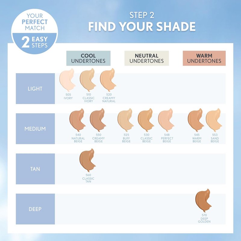 CLEAN MATTE Liquid Foundation - Perfect Beige 548 | Long-Lasting, Oil-Free Formula