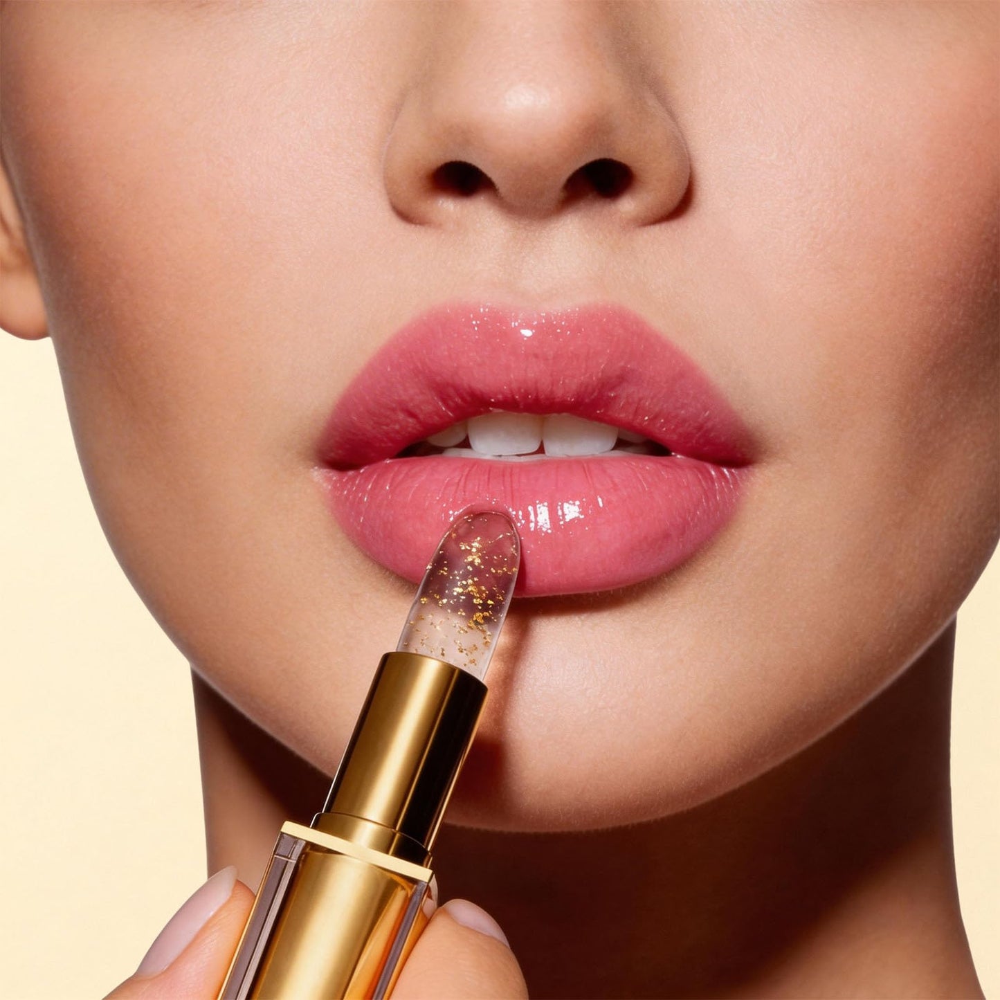 Wiyakwnry pH Adjusting Lipstick for Mature Women,Transfer-Proof Color Changing Lipstick,Clear Lip Stick That Changes Color Long-Lasting Moisturizing Lip Glow for All Skin Tones (Gold)