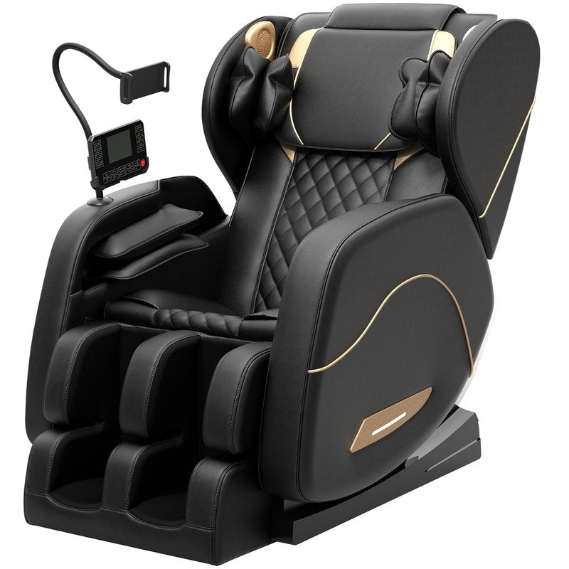 Megashock SL Track 2026 Massage Chair Full Body, Zero Gravity Massage Chair with Back Heat, 12 Fixed Rollers, Foot Massage, Airbag Massage and Bluetooth Speaker for Home and Office