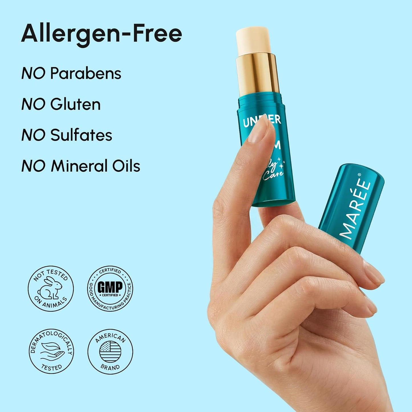 Under Eye Balm Stick - Retinol & Ceramide Complex for Dark Circles | Anti-Wrinkle Hydrating Skincare