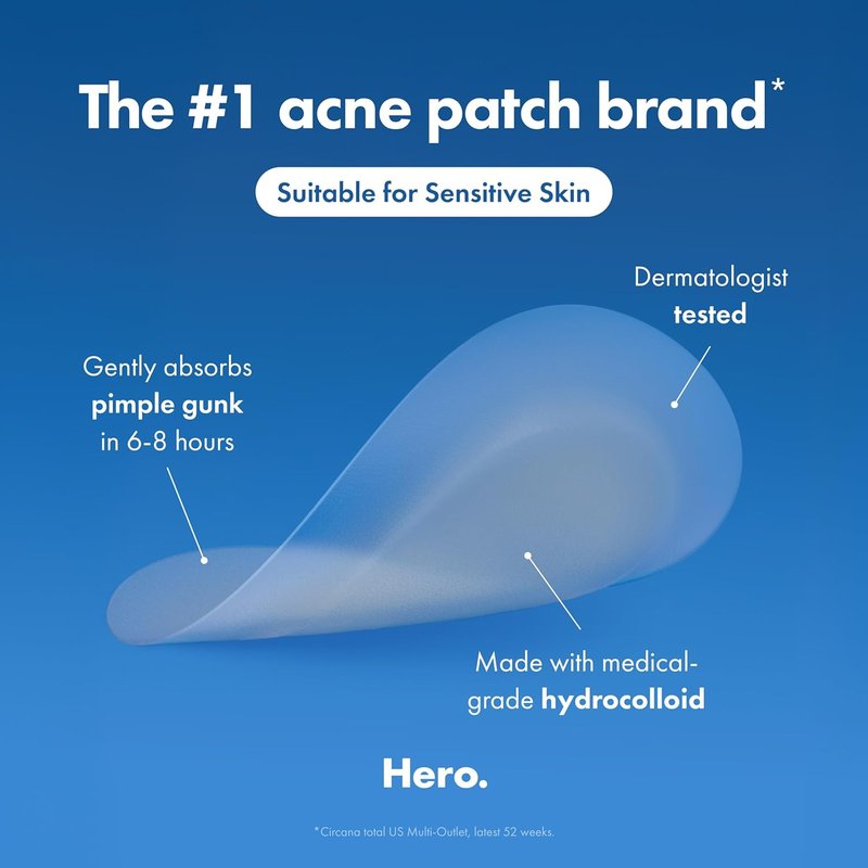 Mighty Patch Mini Invisible+ Acne Pimple Patches - X-Small Hydrocolloid for Daytime Use | 30 Count, 10mm