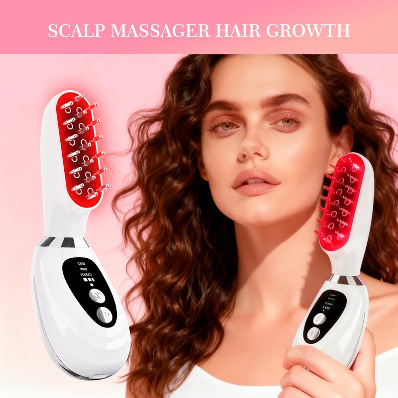Multifunctional-Red-Light-Therapy-for-Face and Neck-Eye-Head Massager,7 Colors Skin Rejuvenation Lifting Facial Massager for Toning,Glow Boost,Wrinkle&Dark Circle Reducer (White)