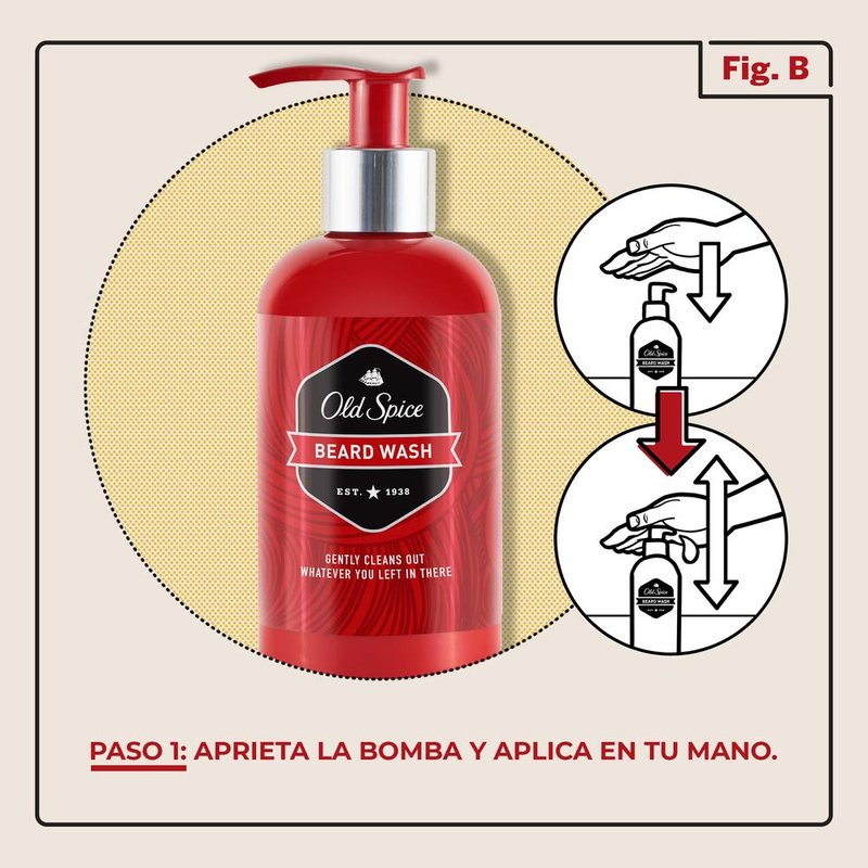 Old Spice Beard Wash - Gentle Shampoo for Men | 7.6 fl oz