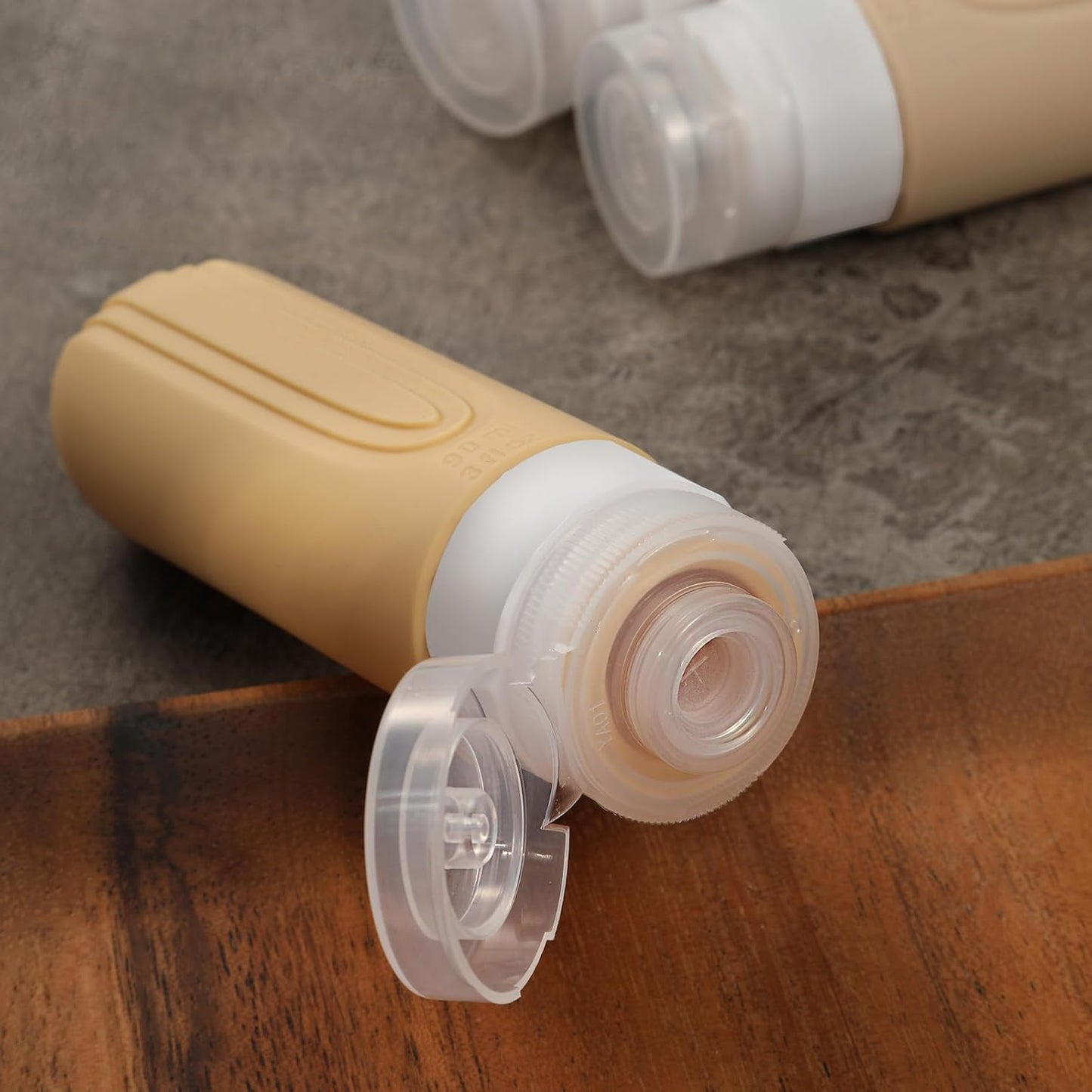 Skiennix Travel Bottles - 5 Pack TSA Approved 3oz Leak Proof Containers | BPA Free Toiletry Set