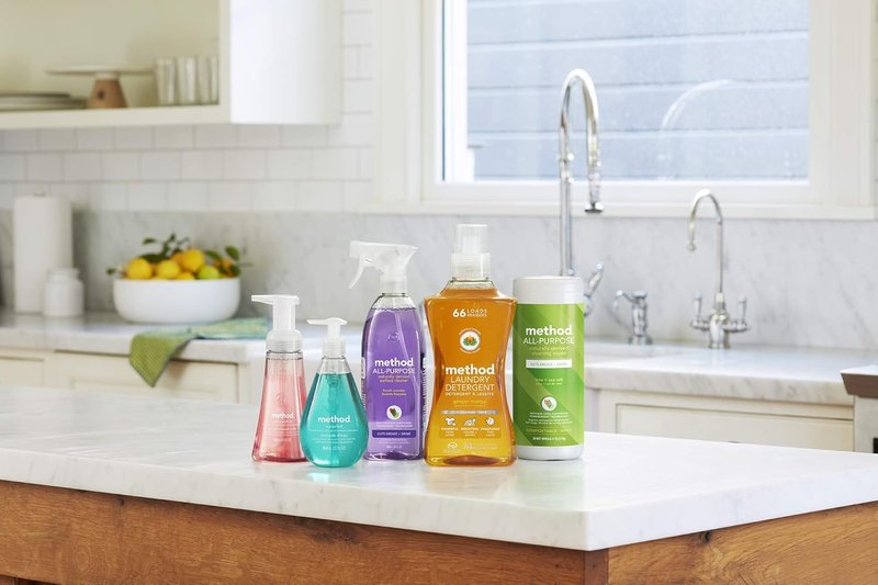 Method All-Purpose Cleaner Spray - French Lavender Scent | Ideal for Counters & Tiles, 28 Fl Oz (Pack of 2)