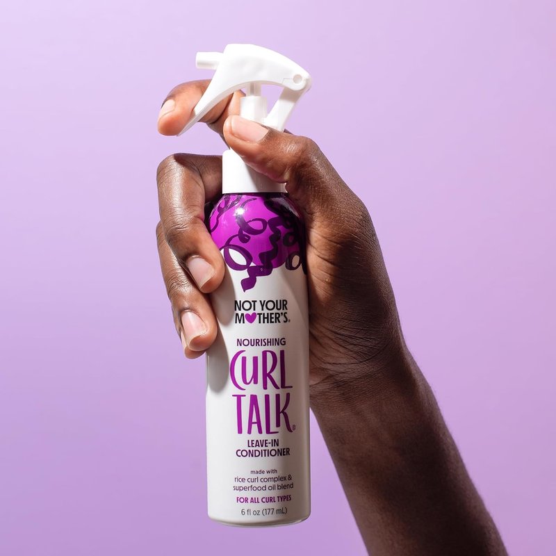 Not Your Mother's Curl Talk Leave-In Conditioner | 2-Pack 6 fl oz | Rice Curl Complex for All Curly Hair Types